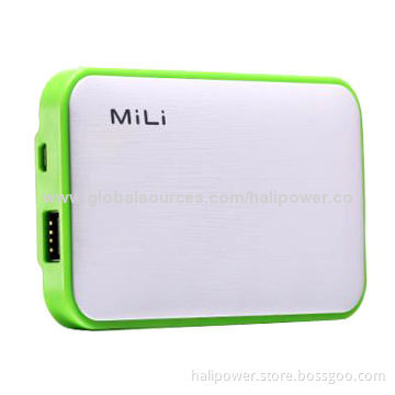 Dual USB Output Ports Lithium Polymer Battery Charger with 6,000mAh Capacity